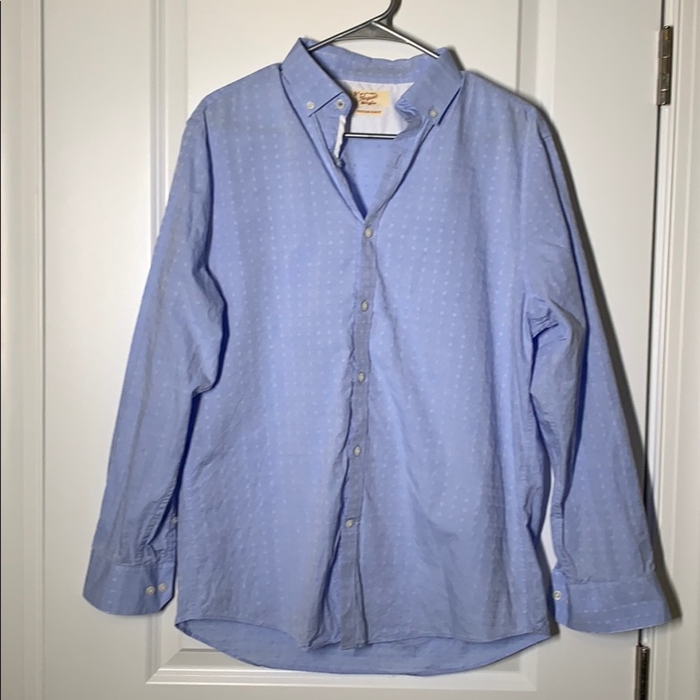 Men’s Penguin Long Sleeve Button Down Shirt